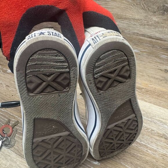 Converse Chuck Taylor All Star White Canvas Low Sneaker Women's Size 8/Men's 6 - Picture 4 of 7